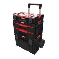 (SET) made up of 1x QB-ONE-CART-V21x QB-ONE-DRAWER 2 TOOLBOX 2.01X QB-ONE-ORGANIZER XL 2.0
