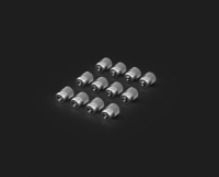 Qbrick System M8 Threaded inserts - 12 set.