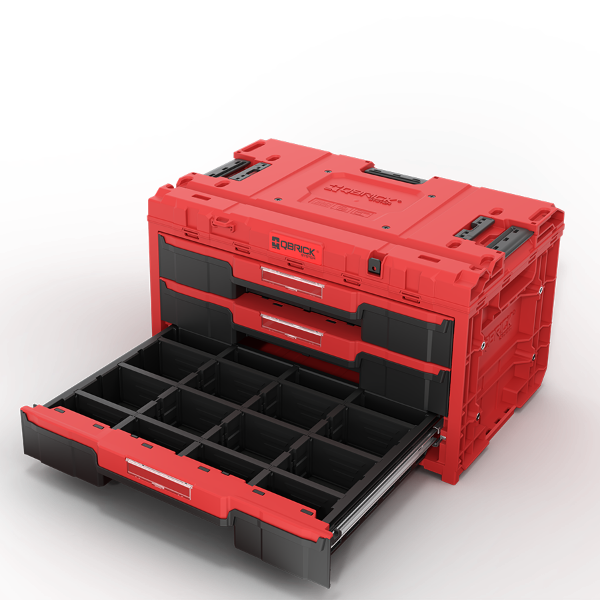 QB-ONE-DRAWER 3 TOOLBOX 2.0 RED Ultra HD 34 x 58.7 x 38m