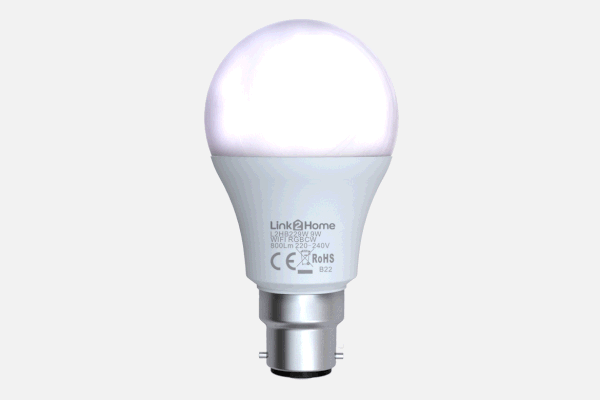Indoor Lamp with White & RGB Control - B22 - 800lm