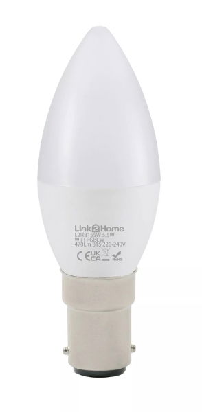 L2H-B155W - Smart Colour Change Lamp Bulb - B15