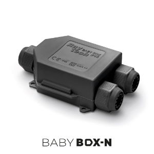 Baby Box - Gel Enclosure IP69K - Black - 3 Entry