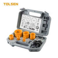 Tolsen Hole Saw Set 9pc 19-57mm Bi-Metal