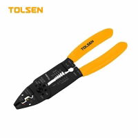 Tolsen Plier Wire Stripping & Crimper 215mm (Industrial)