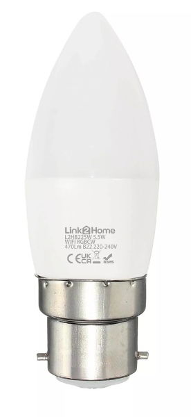 L2H-B225W - Smart Colour Change Lamp Bulb - B22