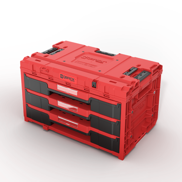 QB-ONE-DRAWER 3 TOOLBOX 2.0 RED Ultra HD 34 x 58.7 x 38m