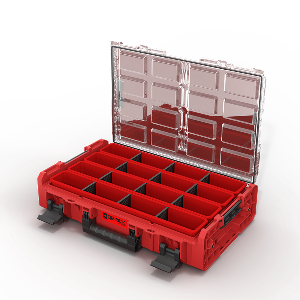 QBRICK System ONE - Organizer XL 2.0 - Long Bin RED Ultra HD