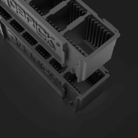 Qbrick System Custom Long Items Holder