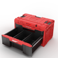 QB-ONE-DRAWER 2 PLUS TOOLBOX 2.0 RED Ultra HD 34 x 58.7 x 38cm